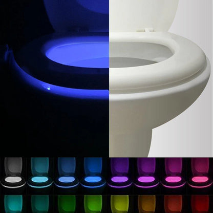 LED-Toilettenlicht mit UV-Sterilisation – 16 Farben