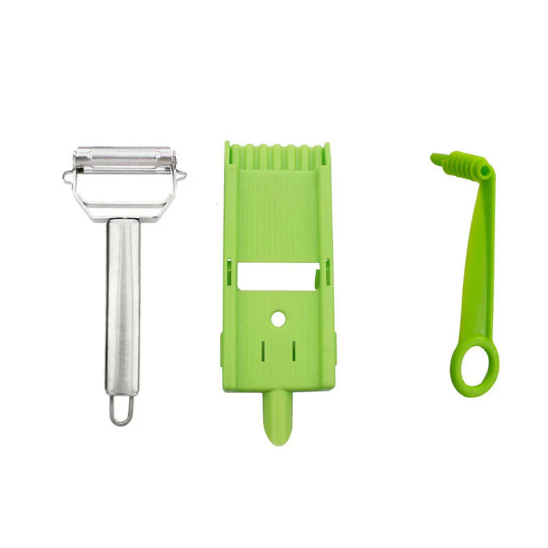 2-in-1 Profi-Schäler & Gemüseschneider
