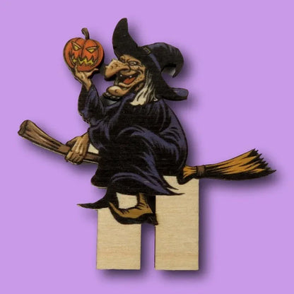 Halloween Countdown -Kalender aus Holz