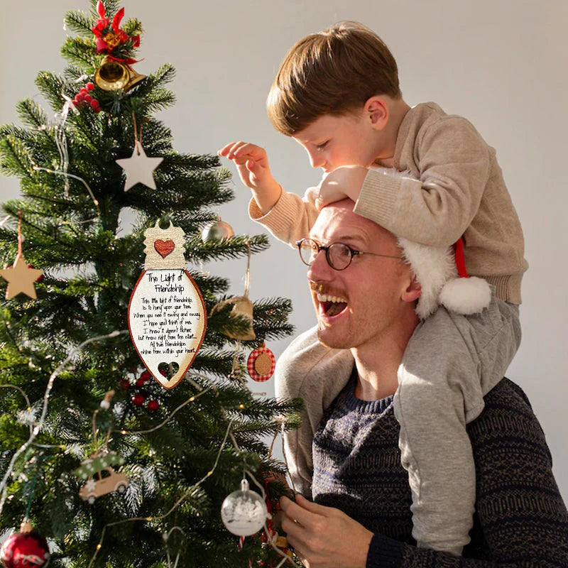 Weihnachtlicher Freundschaftsanhänger – Ein Zeichen echter Verbundenheit!