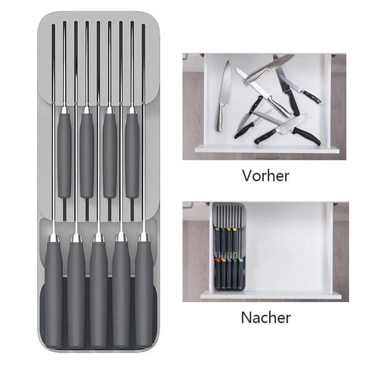 Praktische Messer Aufbewahrungseinlage für die Küche
