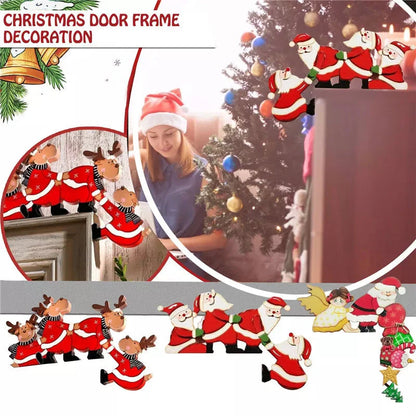 Weihnachtliche Türrahmen-Deko – Festlicher Charme für dein Zuhause!