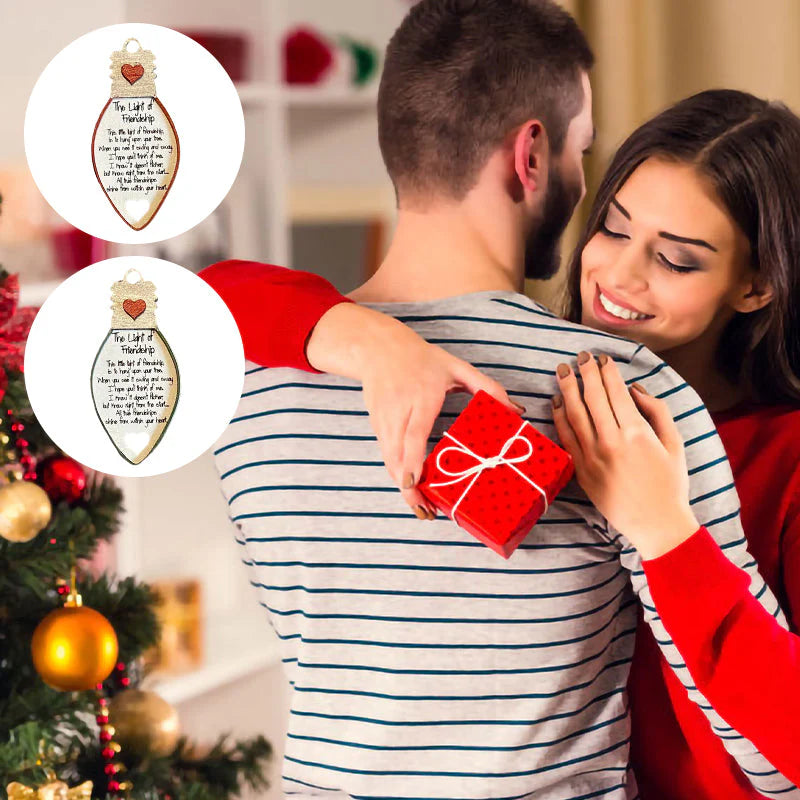 Weihnachtlicher Freundschaftsanhänger – Ein Zeichen echter Verbundenheit!