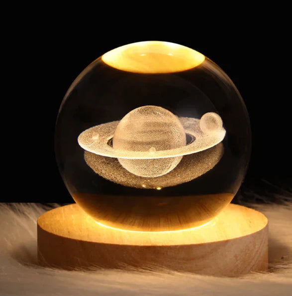 Kristalllicht Lampe – Magisch, Gemütlich, Nachhaltig