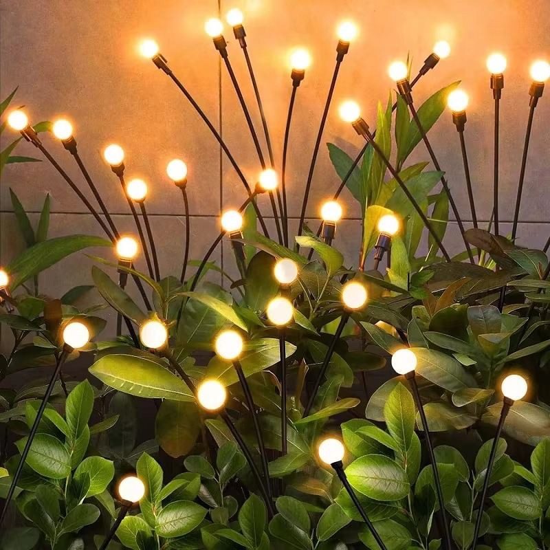 Solarbetriebene Garten LED Leuchten – Glühwürmchen Effekt
