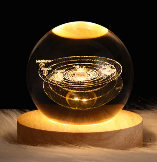 Kristalllicht Lampe – Magisch, Gemütlich, Nachhaltig
