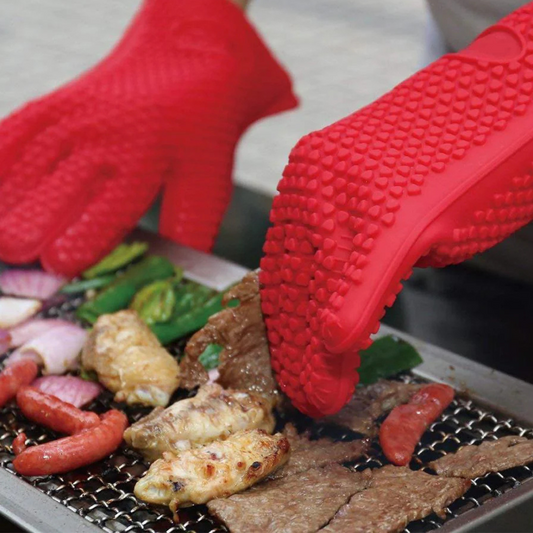Hitzeschutz-Silikonhandschuhe – Sicheres Greifen bei hohen Temperaturen!