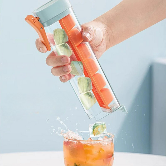 Praktische Eiswürfelform mit Druckfunktion – Perfekt für kühle Getränke