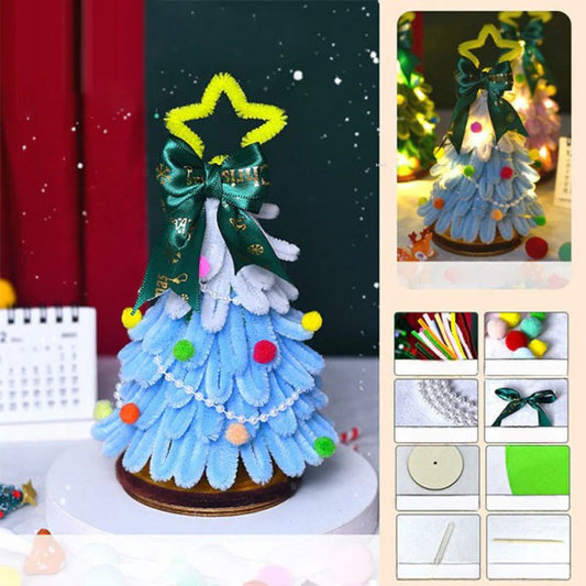 Handgefertigte Weihnachtsbaum-Ornamente zum Selbstgestalten