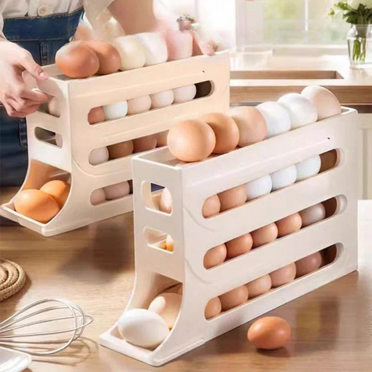 Vierstufiges Eier-Organizer-Regal