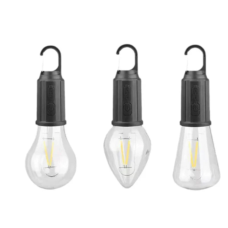 Retro Campinglampe mit Typ-C Ladung
