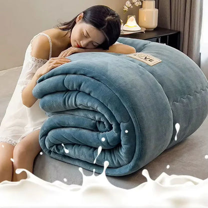 Luxuriöse Winterdecke mit doppellagigem Flanellfleece