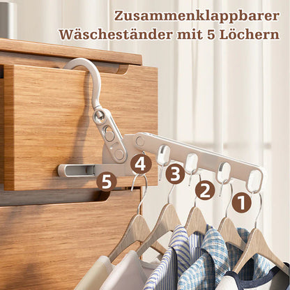 Faltbarer Reise-Kleiderbügel für platzsparende Aufbewahrung