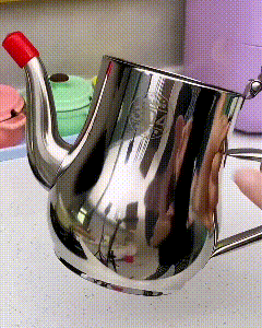 Edelstahl-Ölkanne mit Sieb – Sauberes & Nachhaltiges Kochen!