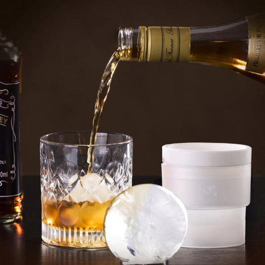 Stapelbare runde Eisform – Perfekte Kugel-Eiswürfel für coole Drinks