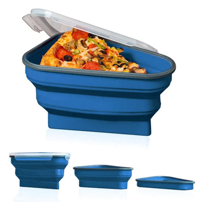Platzsparende Silikon-Pizzabox – Frischhalten leicht gemacht!